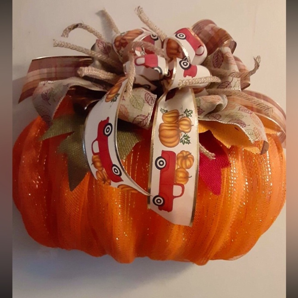 Autumn Pumpkin Door Hanger